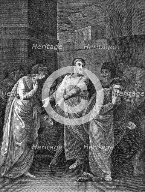 A woman accused of adultery, 1813. Artist: Unknown