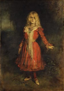 Marion Lenbach (1892-1947), the Artist's Daughter, 1900. Creator: Franz von Lenbach.