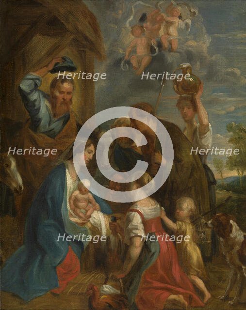 The Adoration of the Shepherds. Creator: Jacob Jordaens I.