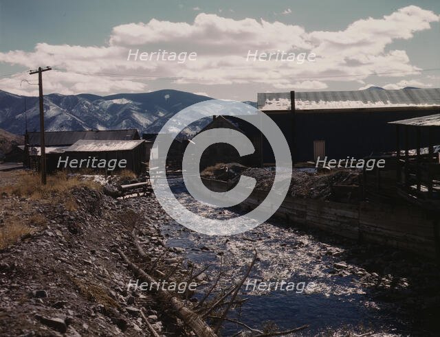 Willow Creek, Creede, Colorado, 1942. Creator: Andreas Feininger.