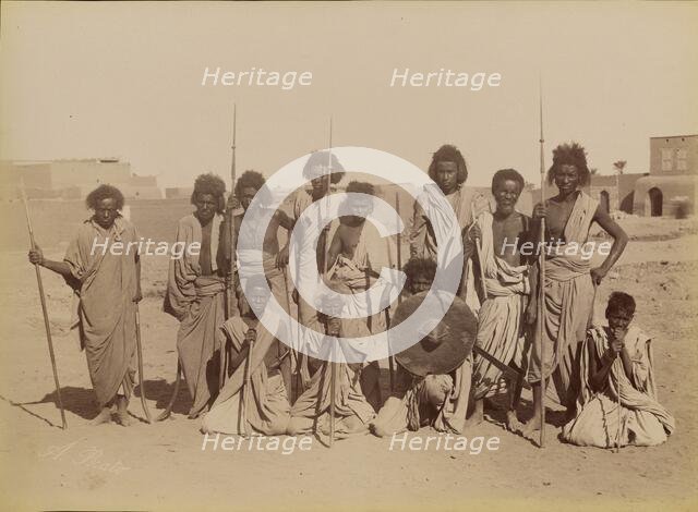 The Beherians / Les Bieharins, 1880-1889. Creator: Antonio Beato.