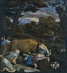 The Parable of the Sower. Artist: Bassano, Jacopo, il vecchio (ca. 1510-1592)