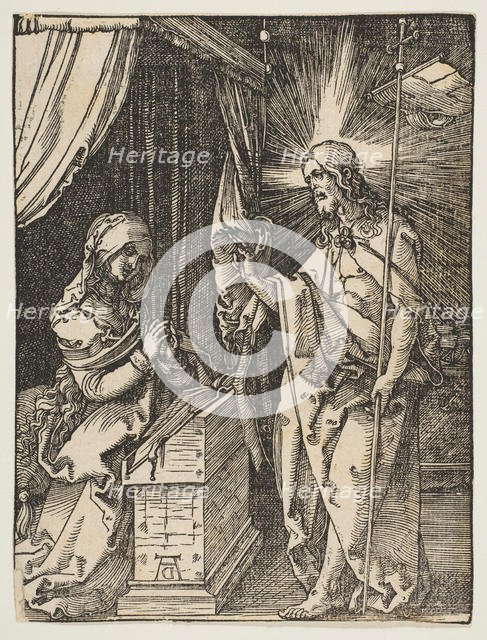Christ Appearing to His Mother, from The Small Passion, ca. 1510. Creator: Albrecht Durer.