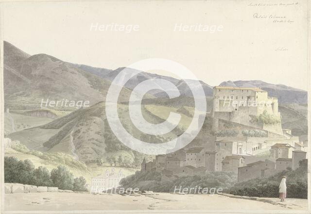 Italian landscape at Subiaco, 1787-1847. Creator: Josephus Augustus Knip.