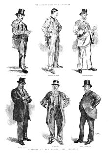 The Colliery Strike and the London Coal Exchange, 1890. Creator: Unknown.