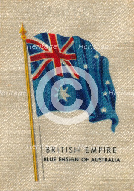 'British Empire - Blue Ensign of Australia', c1910. Artist: Unknown.