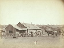Western Ranch House, c1888. Creator: John C. H. Grabill.