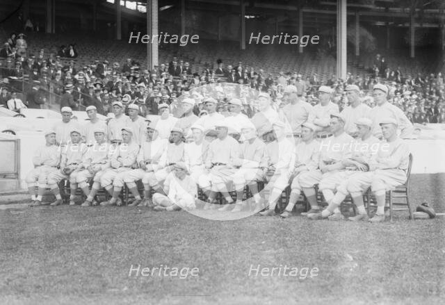 New York Giants at the Polo Grounds, New York (baseball), 1913. Creator: Bain News Service.