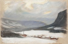 Winter Landscape, 1932. Creator: Hanna Frosterus-Segerstrale.