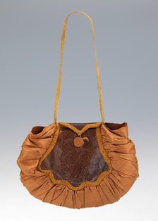 Bag, American, 1840-60. Creator: Unknown.