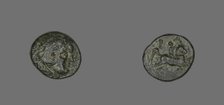 Coin Depicting Herakles, 220-178 BCE, issued by Philip V. Creator: Unknown.