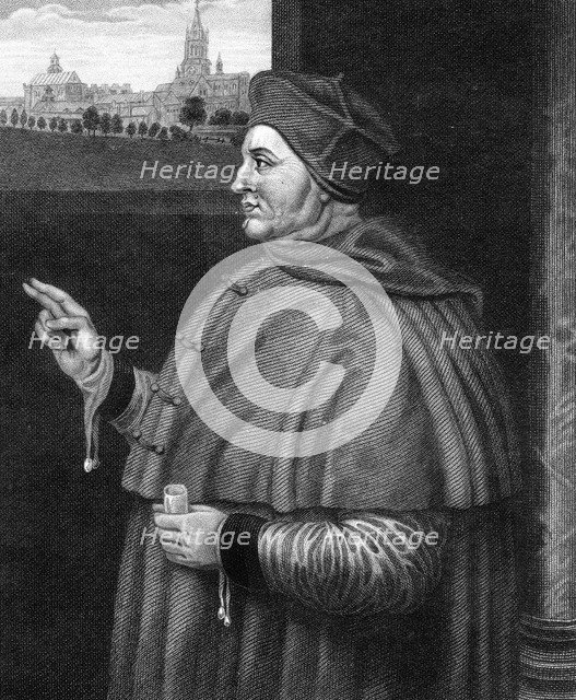 Cardinal Thomas Wolsey, (1832).Artist: WT Mote