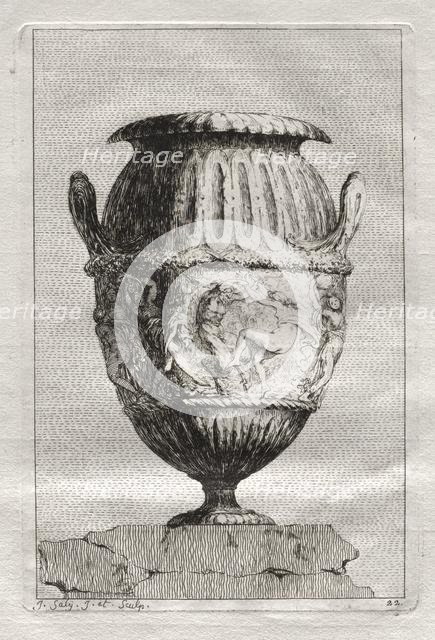 Suite of Vases: Plate 22, 1746. Creator: Jacques François Saly (French, 1717-1776).