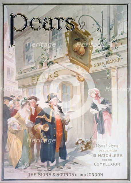 Pears soap advert, 1916. Artist: Unknown