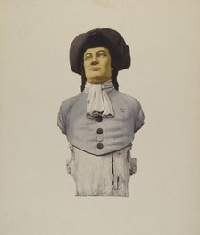 Figurehead: "Quaker", c. 1939. Creator: Elizabeth Moutal.