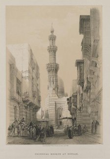 Egypt and Nubia, Volume III: Bullack, Cairo, c. 1846. Creator: Louis Haghe (British, 1806-1885); F.G.Moon, 20 Threadneedle Street, London.