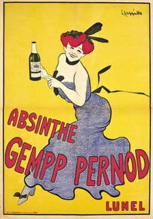 Absinthe Gempp Pernod, c1910.