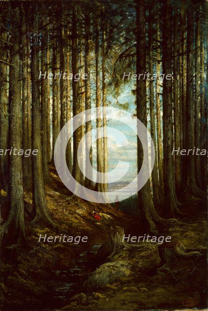 Alpine Scene, 1865. Creator: Gustave Doré.