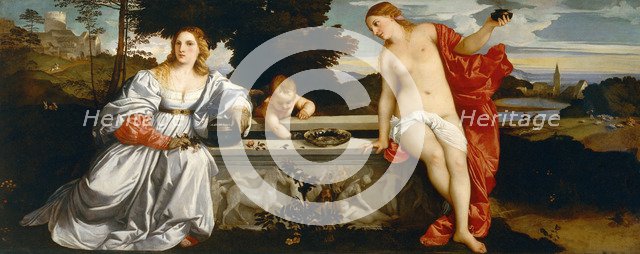 Sacred and Profane Love, ca 1515.