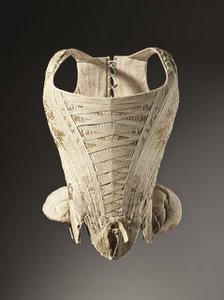 Woman's corset, France, between c.1730 and c.1740. Creator: Unknown.