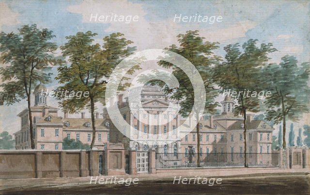 The Pennsylvania Hospital, Philadelphia, 1811-ca. 1813. Creator: Pavel Petrovic Svin'in.