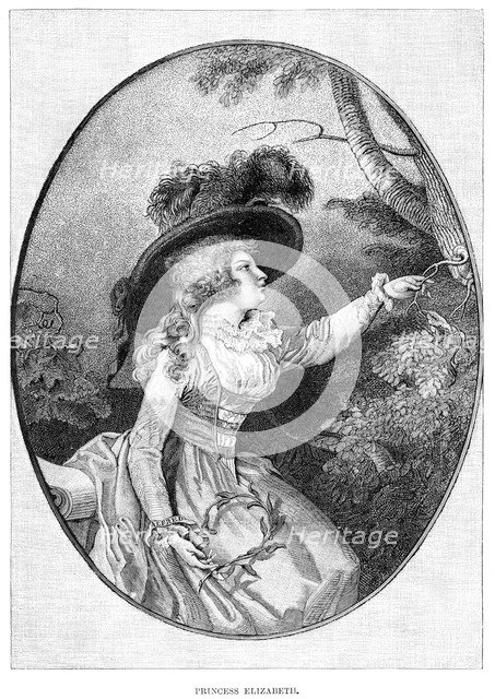 Her Royal Highness the Princess Elizabeth, 3rd daughter of George III, 19th century. Artist: Unknown