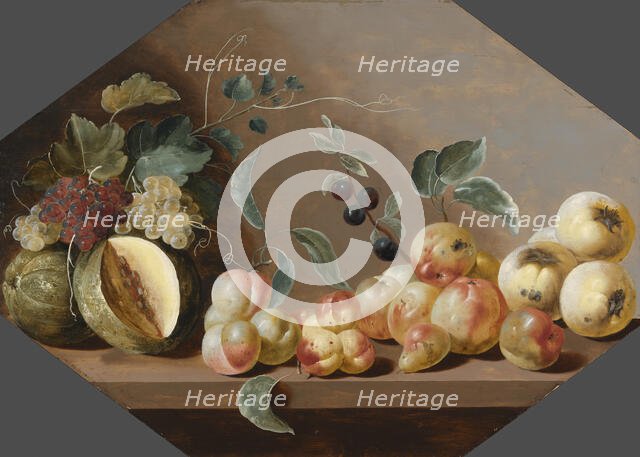 Piece of fruit, c17th century. Creator: Ottmar Elliger.