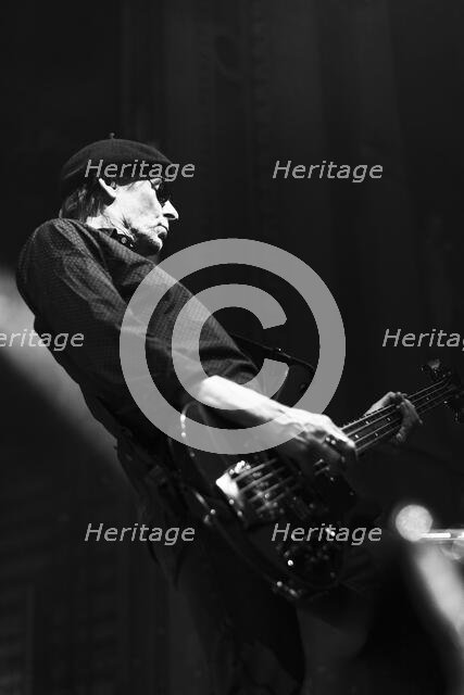 Paul Gray, The Damned live at Alexandra Palace, London, Apr 2023. Creator: Annapaola Marchesani.