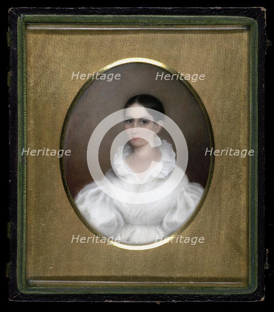 Portrait of a Lady, ca. 1830. Creator: Pamelia Hill.