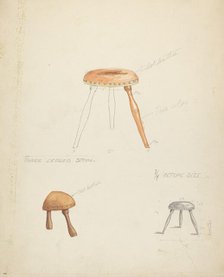 Stool, 1935/1942. Creator: Lawrence Foster.