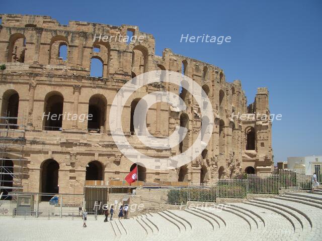 Amphitheatre of El Jem, Tunisia, 2009. Creator: Amanda Waite.