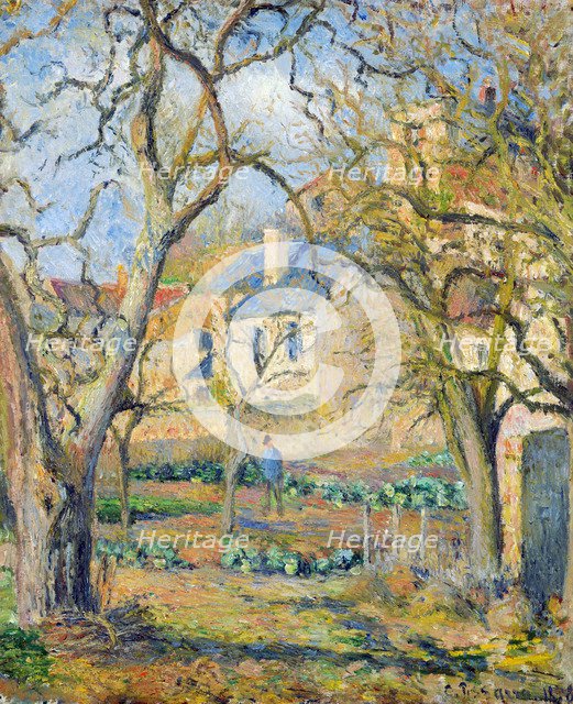 Vegetable Garden, 1878. Artist: Pissarro, Camille (1830-1903)