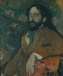 Portrait of the painter Nikolay Milioti (1874-1962), 1908. Artist: Sapunov, Nikolai Nikolayevich (1880-1912)