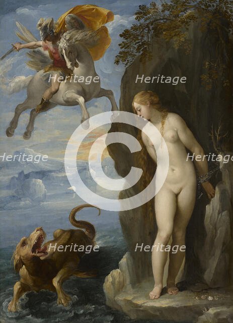 Perseus Rescuing Andromeda, 1594/95. Creator: Giuseppe Cesari.