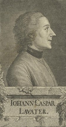Portrait of the poet and physiognomist Johann Kaspar Lavater (1741-1801), 1773. Creator: Fritzsch, Christian Friedrich (ca. 1719-before 1774).