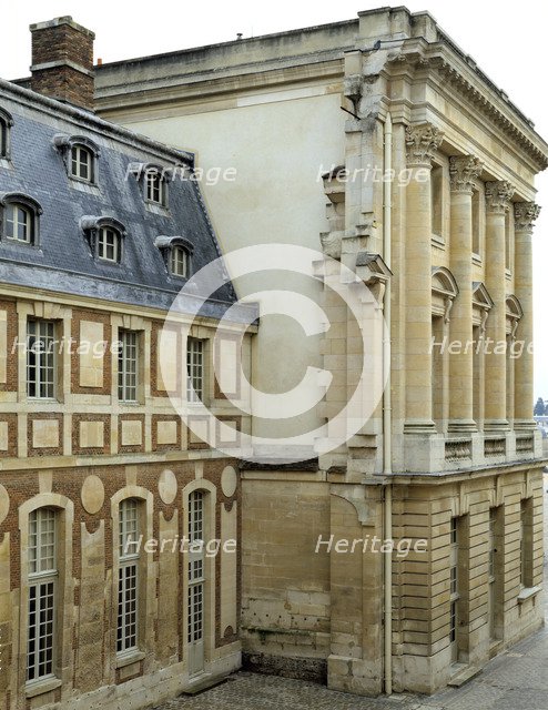Dufour House seen from the south, Chateau de Versailles, France. Artist: Unknown