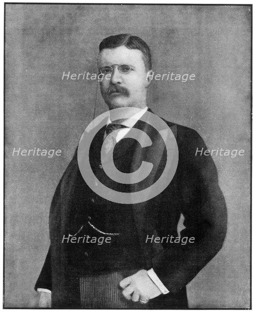 Theodore Roosevelt, 26th President of USA, 1901. Artist: George Gardner Rockwood