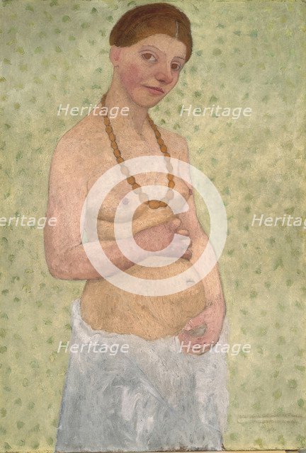 Self-Portrait on the sixth wedding anniversary, 1906.