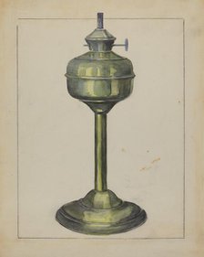 Lamp, 1936. Creator: Hester Duany.