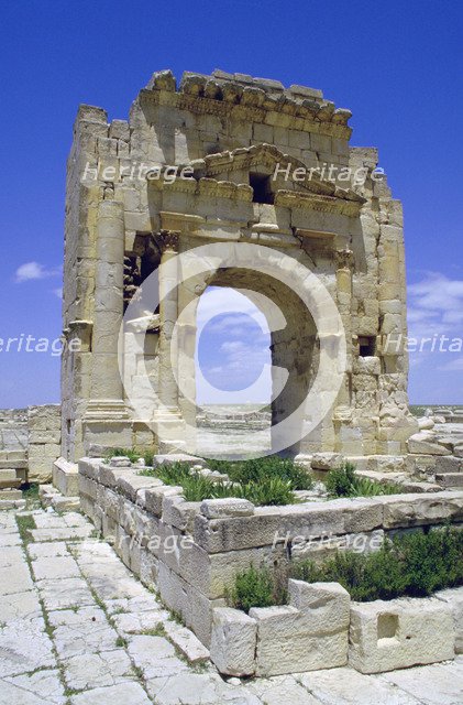 Trojans Arch, Maktar, Tunisia. 