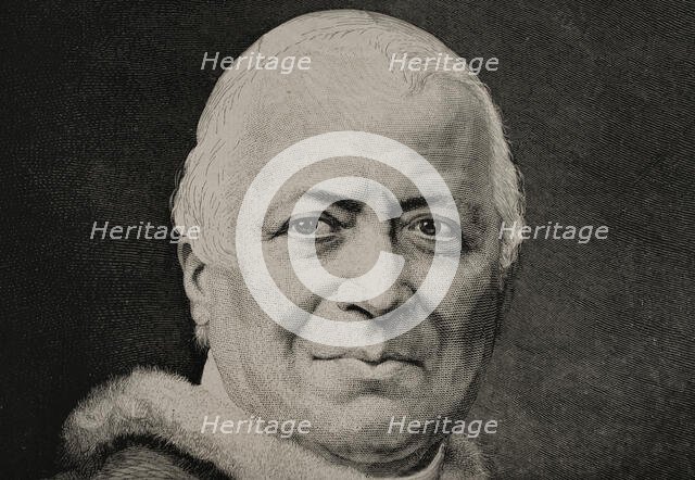 Pius IX, Italian pope, 1878.  Creator: Unknown.