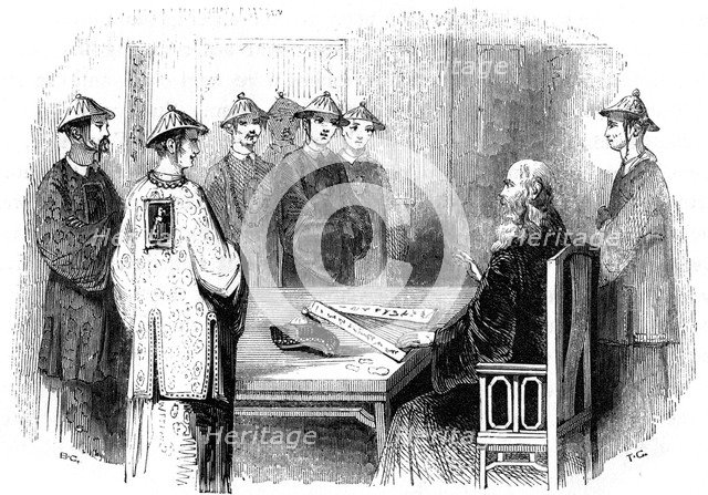 Confucius and his disciples, 5th century BC, (1847). Artist: Giles