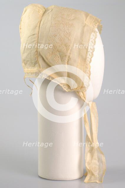 Cap, American, ca. 1850. Creator: Unknown.