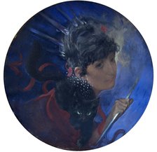 Electricity, c1884. Creator: Larsson, Carl (1853-1919).