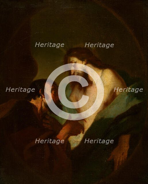 Christ and Doubting Thomas, 1755-1757. Creator: Franz Anton Maulbertsch.