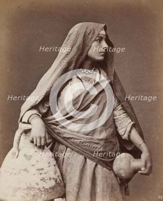 Egyptian Woman, 1876. Creator: Carlo Naya.