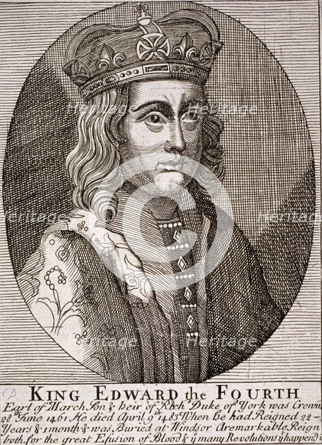 Edward IV, King of England, c1467, (c1750). Artist: Anon