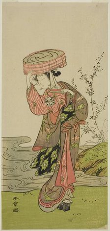 The Actor Segawa Yujiro (or Segawa Kikunojo III) in an Unidentified Role, Japan, c. 1774. Creator: Shunsho.