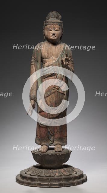 Standing Shokannon with Lotus Base, 900s. Creator: Unknown.