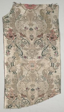 Silk Brocade, early 18th century. Creator: Unknown.